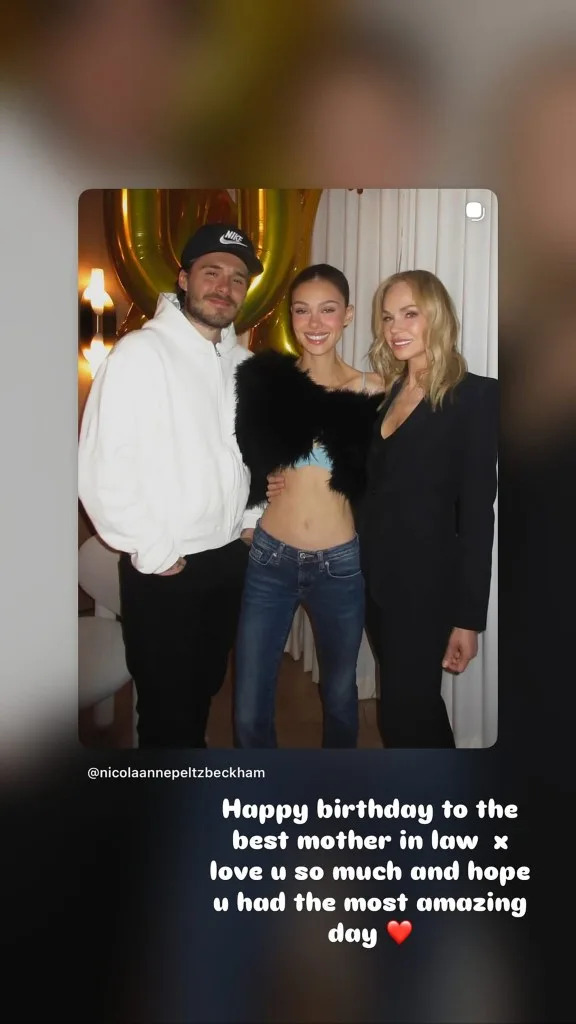 Brooklyn brutally snubbed Victoria on UK Mother’s Day on Sunday, ignoring her and choosing to give a shoutout to his mother-in-law, Claudia Peltz, instead. brooklynpeltzbeckham/instagram