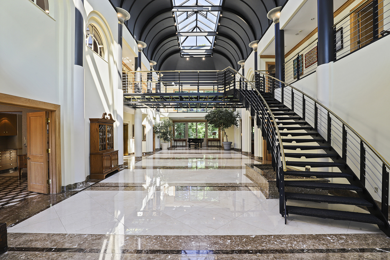 Atrium in a home in New York