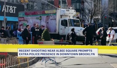 News 12 | Brooklyn | Increased police presence in Downtown Brooklyn after woman hit by stray bullet