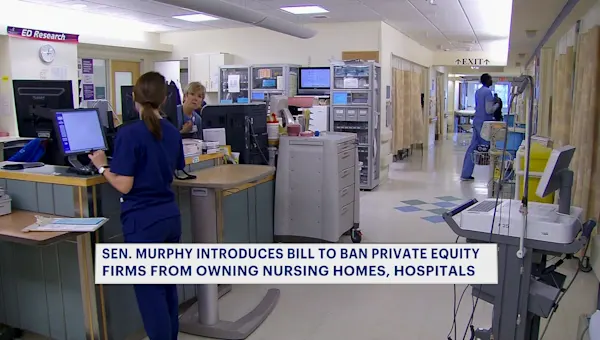 News 12 | Brooklyn | Sen. Murphy pushes bill to keep private equity out of hospitals and nursing homes
