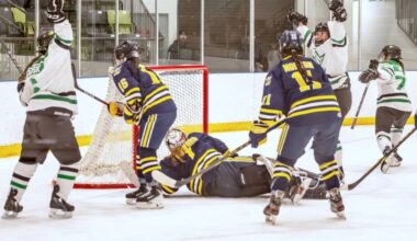 The RDP Queens beat the NAIT Ooks in the best-of-three ACAC Women&rsquo;s Hockey Championship semi-final over the weekend. The Queens will face the Lakeland Rustlers in the best-of-five league final on Friday. (Photo by RDP Athletics/Flickr)