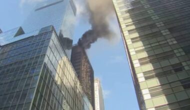 Midtown fire near Madison Ave and East 43rd Street