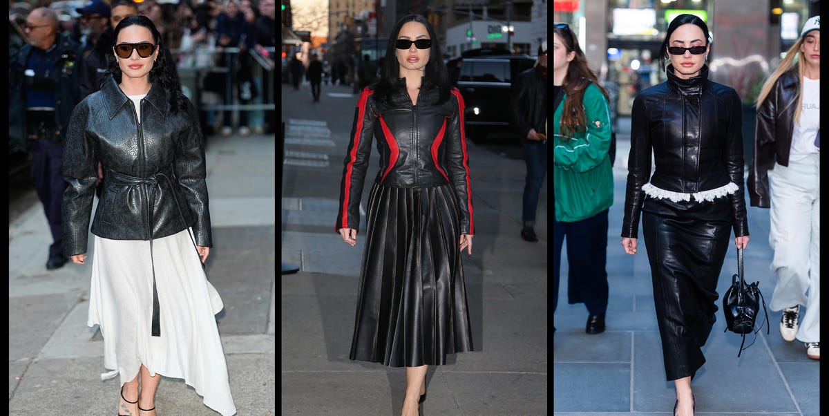 Demi Lovato’s NYC Style Streak Includes Three Leather Looks