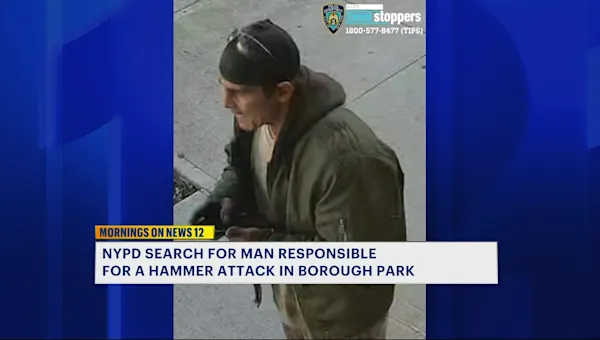 News 12 | Brooklyn | Hammer-wielding man wanted in connection to assault in Borough Park home