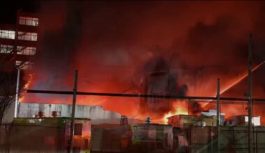 Massive fire destroys three Brooklyn warehouses, injuring 2 firefighters – NBC New York