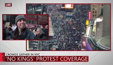 New Yorkers shares concerns about war, economy, ICE at ‘No Kings’ protest – NBC New York
