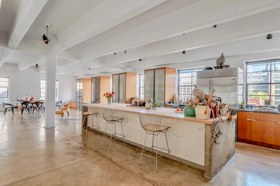 The open chef’s kitchen. The Cote Team