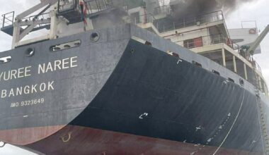 Three more vessels hit by projectiles in Strait of Hormuz, showing merchant ships remain in firing line