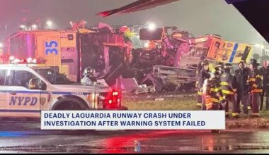 News 12 | Brooklyn | Deadly LaGuardia runway crash under investigation after warning system failed