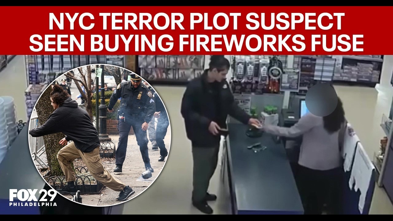 NYC terror plot suspect seen purchasing fuse from Bucks County fireworks shop