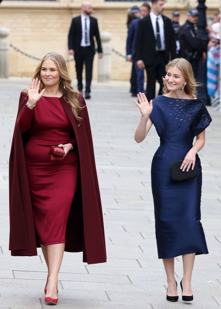 Princess Catharina-Amalia of the Netherlands and Princess Elisabeth of Belgium 