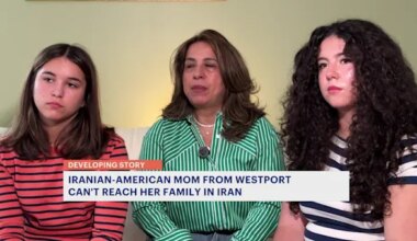 News 12 | Brooklyn | 'I'm terrified." Iranian American mother from Westport worried because she can't reach loved ones in her homeland