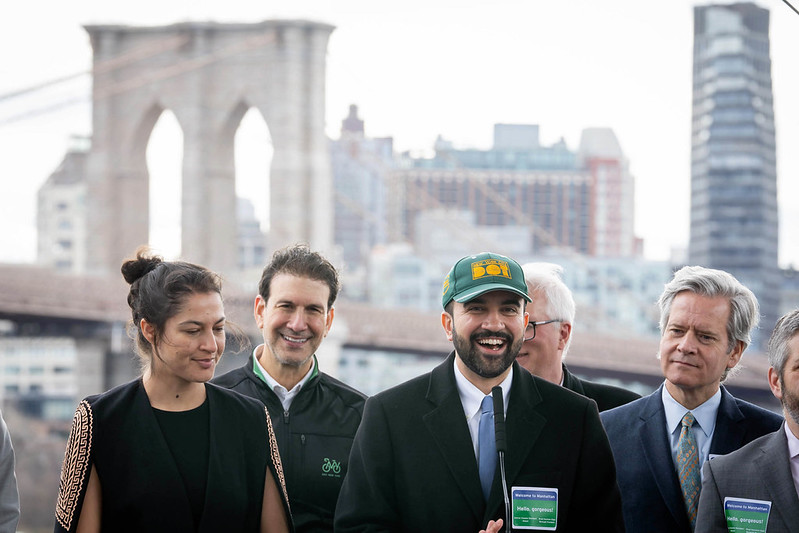 Mamdani’s DOT will build separate bike lane entrance on Manhattan-side of Brooklyn Bridge ahead of World Cup