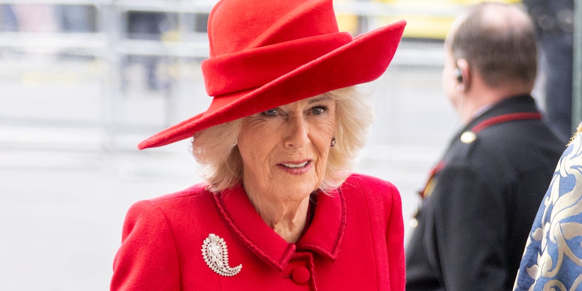Queen Camilla Wears Historic Cartier Palm Leaf Brooch at 2026 Commonwealth Day Service