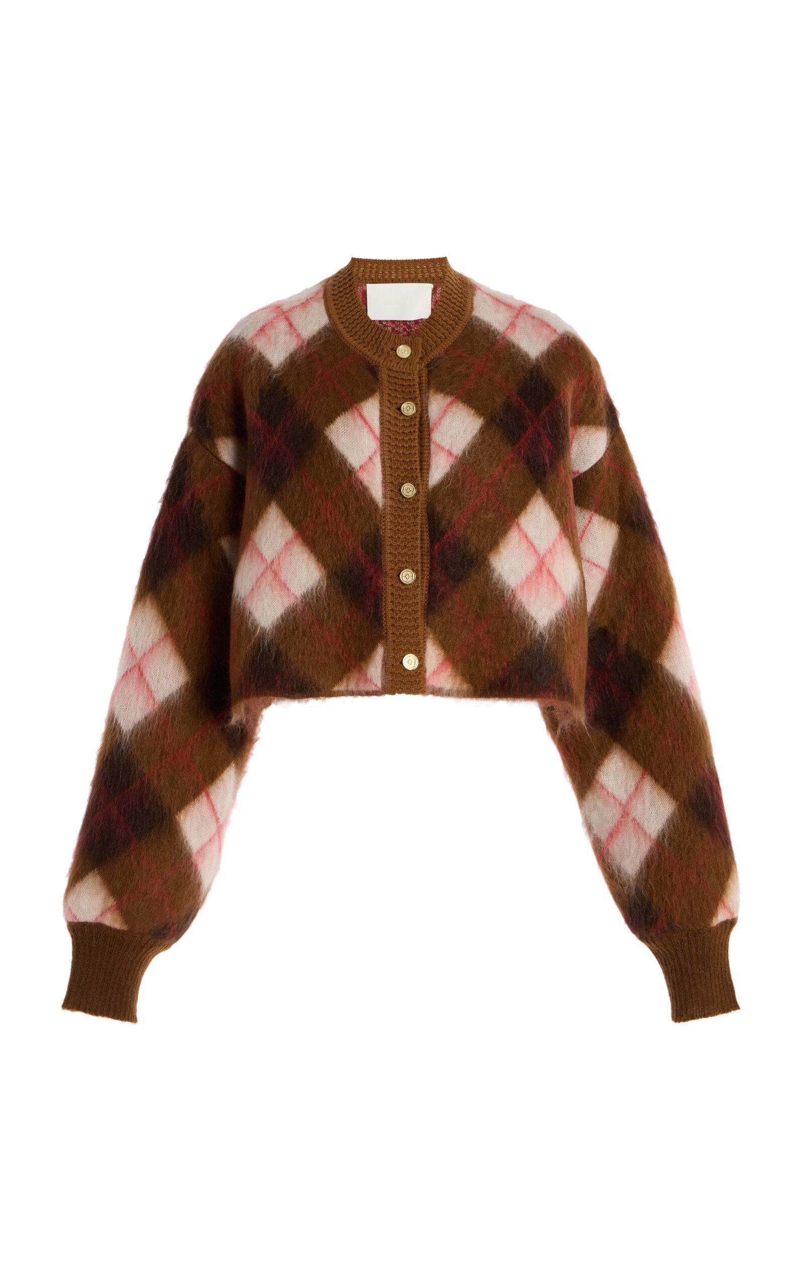 The Blane Checked Wool Cardigan