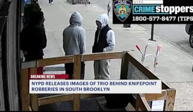 News 12 | Brooklyn | Police search for trio tied to knife-point robberies at 2 Brooklyn spas