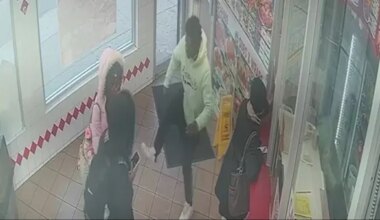 News 12 | Brooklyn | Exclusive video shows teen girl drop-kicked by stranger inside Flatlands chicken and pizza shop