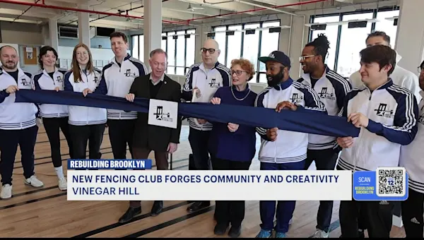 News 12 | Brooklyn | Vinegar Hill’s Olympic touch: Fencing club builds skill and confidence