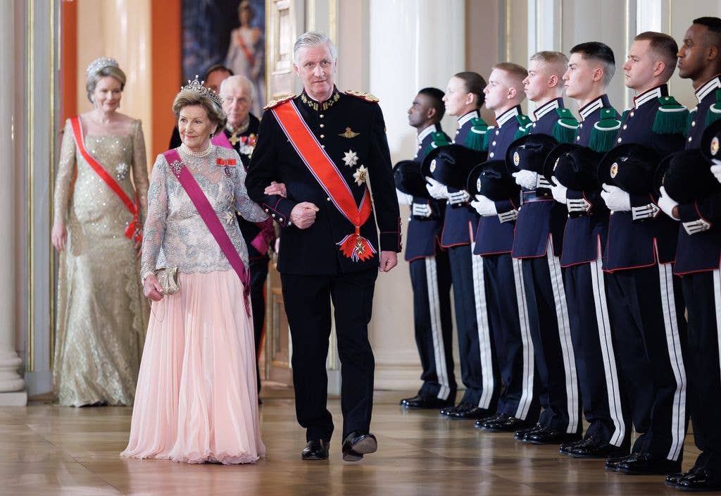 Queen Sonja entered with King Philippe