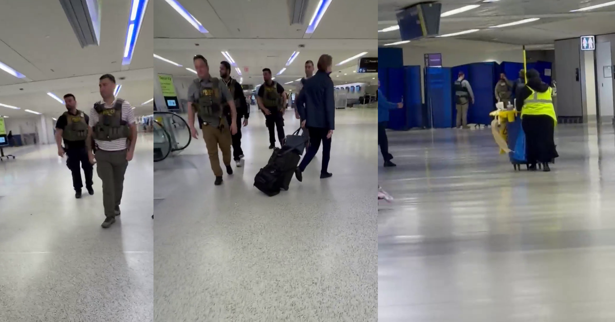 ICE at New York City area airports on Monday