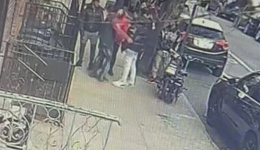 News 12 | Brooklyn | Man shot in Williamsburg following sidewalk brawl; 4 men on the loose