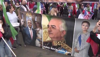 Hundreds march in NYC in support of liberating Iran. Here's what they say about the U.S. and Israel.
