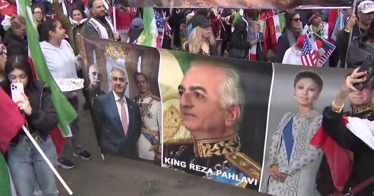 Hundreds march in NYC in support of liberating Iran. Here's what they say about the U.S. and Israel.