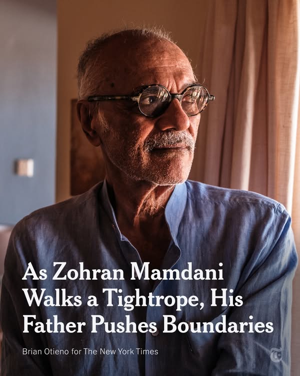 Mahmood Mamdani, the father of Mayor...