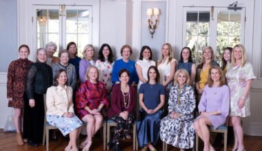 Past queens of Elves of Oberon gather for luncheon at Ralph's on the Park |