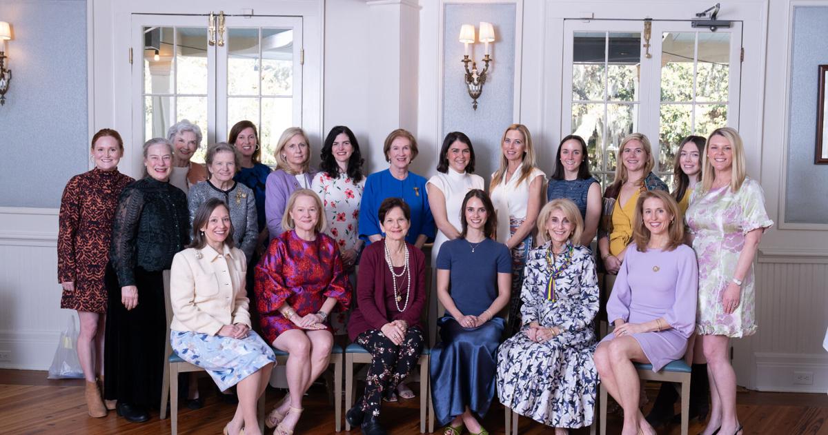 Past queens of Elves of Oberon gather for luncheon at Ralph's on the Park |