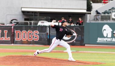 Georgia baseball defeats Queens 12-2 in rain-delayed series opener | Georgia Sports