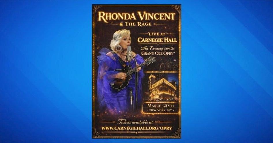 Rhonda Vincent to perform at NYC’s Carnegie Hall | Local News
