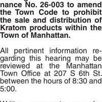 NOTICE OF PUBLIC HEARING MANHATTAN | Legals