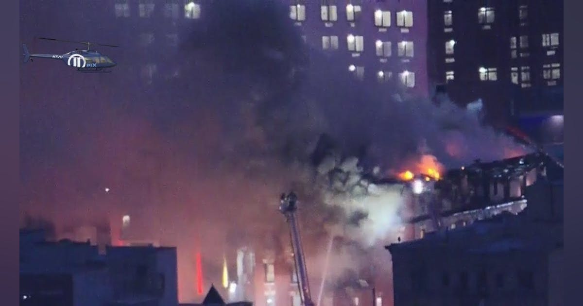 FDNY Firefighters Battle Four-Alarm Bronx Blaze