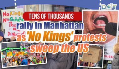 Watch This | Tens of thousands rally in Manhattan as 'No Kings' protests sweep the US
