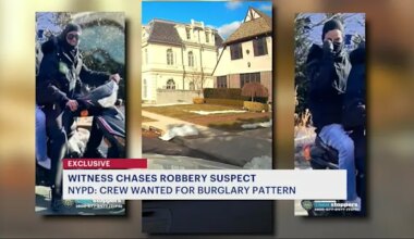 News 12 | Brooklyn | EXCLUSIVE VIDEO: Manhattan Beach man tries to stop group accused of robbing teens