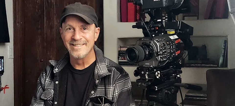 Gabriel Rotello is seen on the set of "Ancient Aliens" in Los Angeles. The History Channel series is filmed around the world and is in its 18th year. (Courtesy of Chris Denton)