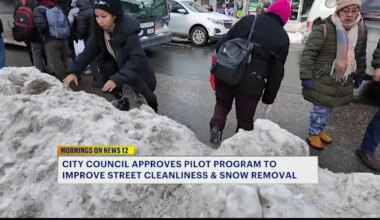 News 12 | Brooklyn | City council approves pilot program to improve NYC street cleanliness, snow removal