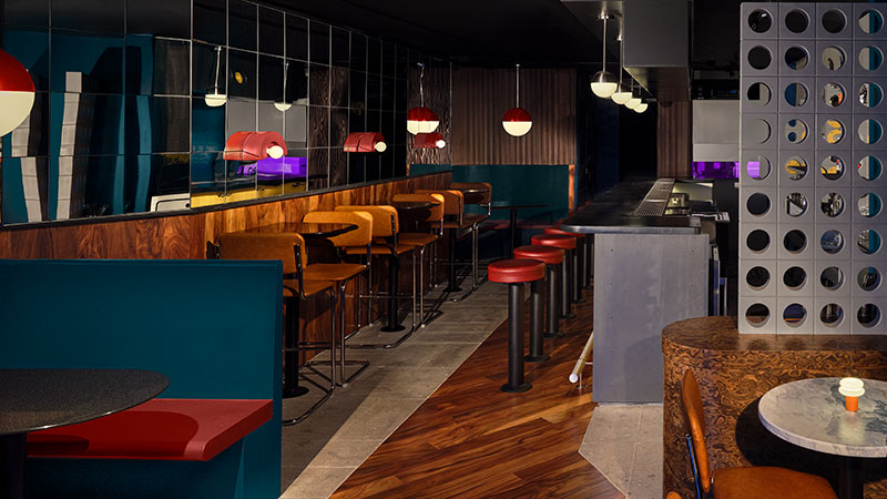 Oldball is part of the trend of 70s-themed bars in New York City.