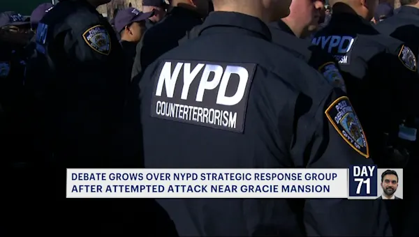 News 12 | Brooklyn | Debate grows over NYPD's Strategic Response Group after attempted terrorism attack near Gracie Mansion