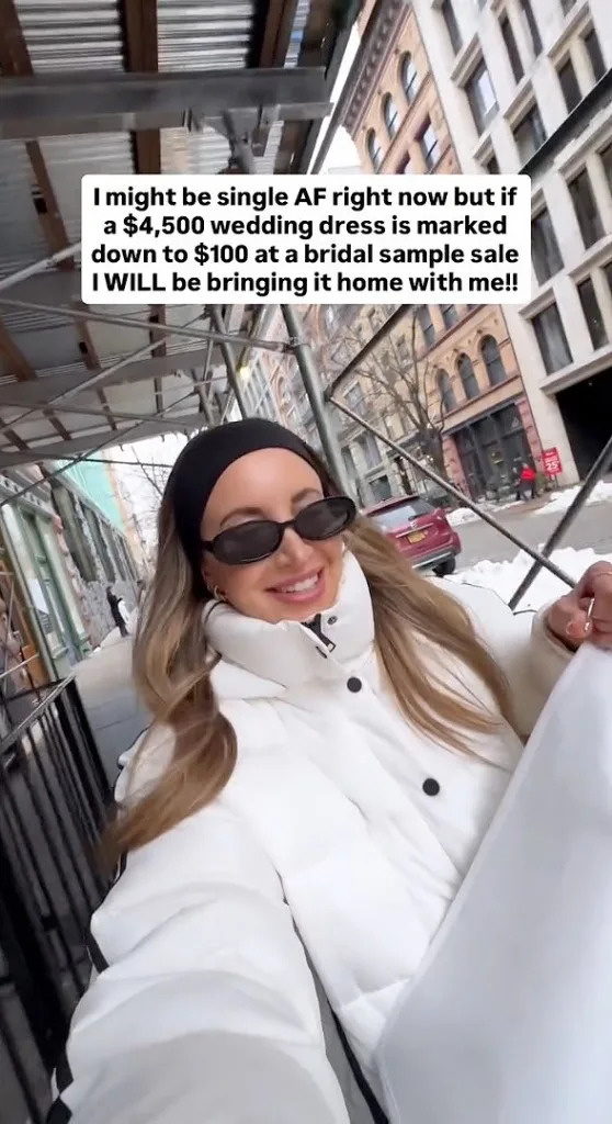 NYC influencer Shayla Quinn went viral for buying a wedding dress despite the fact she won’t be walking down the aisle anytime soon — since she doesn’t even have a boyfriend. Shayla Quinn/ Instagram