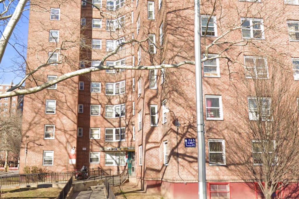 The victim took a bullet to the head around 6:35 a.m. inside the Forest Houses building on East 165th Street near Tinton Avenue in Morrisania, police said. 