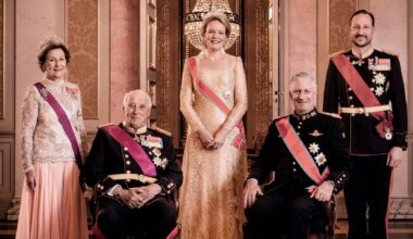 Queen Mathilde and Queen Sonja unite for glittering double tiara appearance at state banquet - best photos