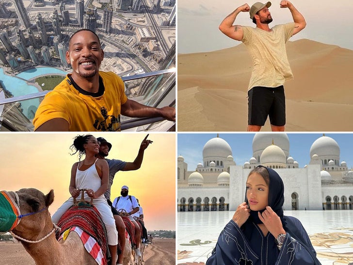 Celebs Vacaying In Dubai