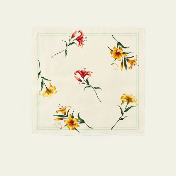 Lilysilk Lily Print Silk Scarf