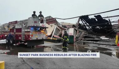 News 12 | Brooklyn | Businesses slowly reopen following 5-alarm Sunset Park fire