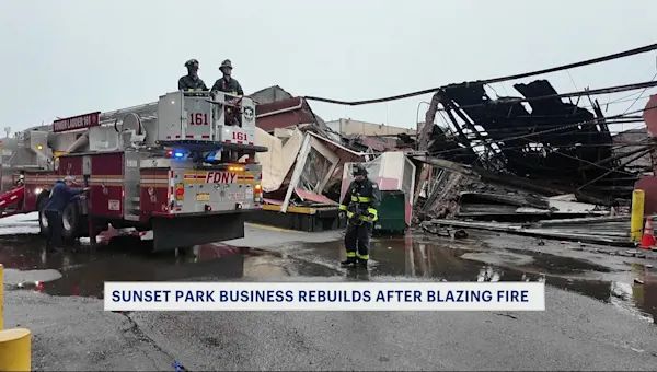 News 12 | Brooklyn | Businesses slowly reopen following 5-alarm Sunset Park fire