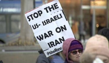 NYC protesters call for end of war with Iran before it has "catastrophic effects"