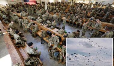 Pentagon prepares 3,000 troops from Army's elite 82nd Airborne for Iran war deployment