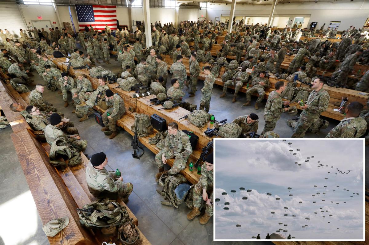 Pentagon prepares 3,000 troops from Army's elite 82nd Airborne for Iran war deployment